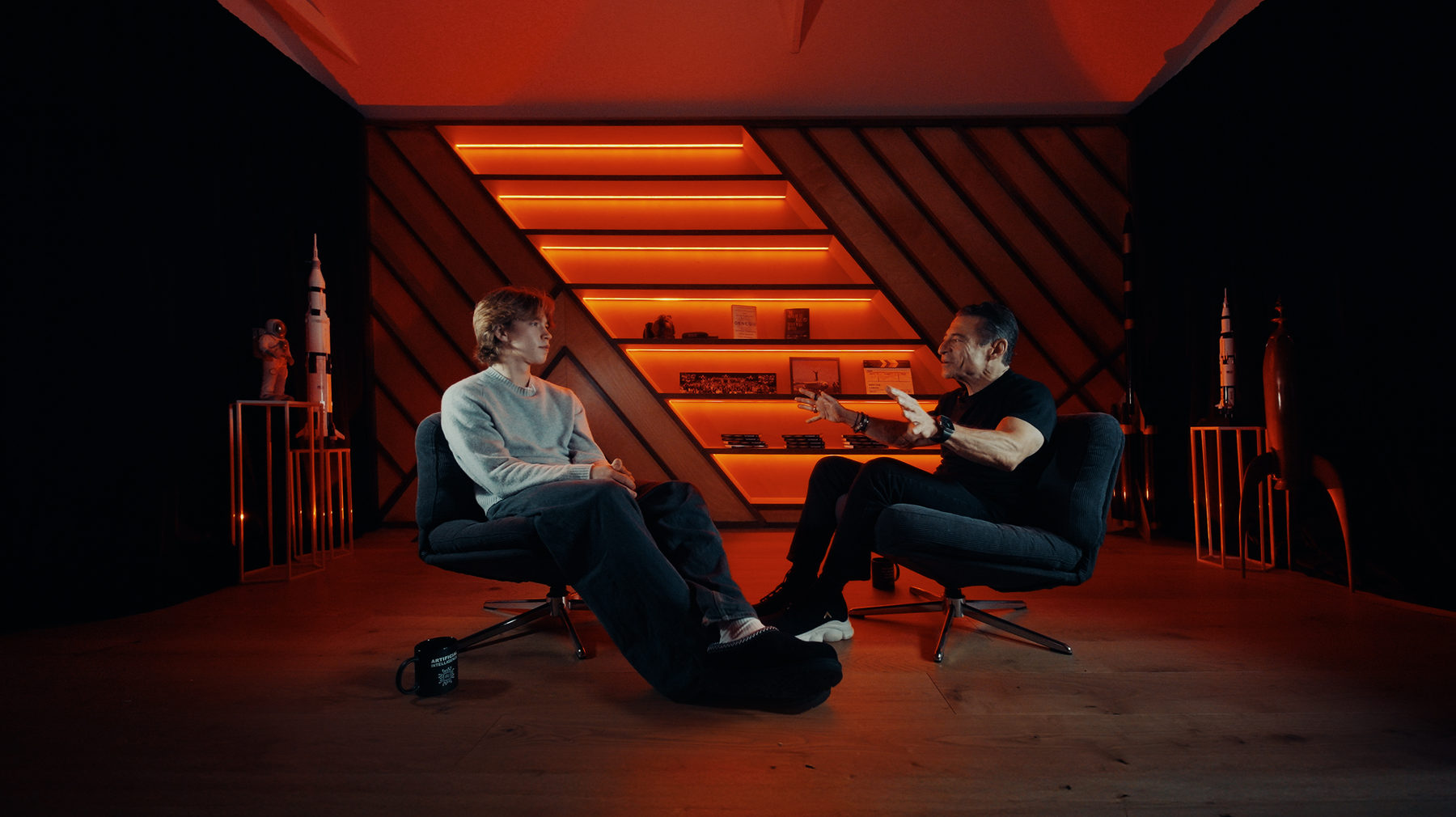 Aleksander mit Peter Diamandis, Los Angeles, Dezember 2025. &middot; Live Beyond