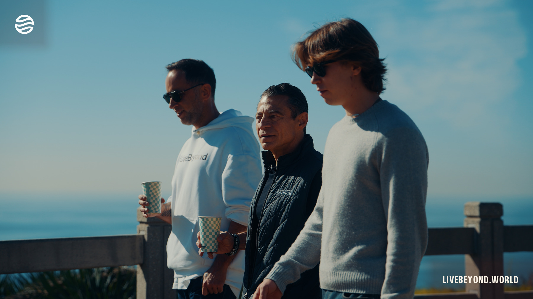 Marek, Peter Diamandis et Aleksander, Los Angeles, décembre 2025.