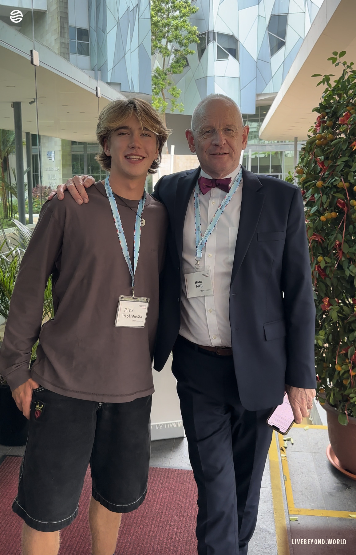 Aleksander i Hans Meij, National University of Singapore, 2024.