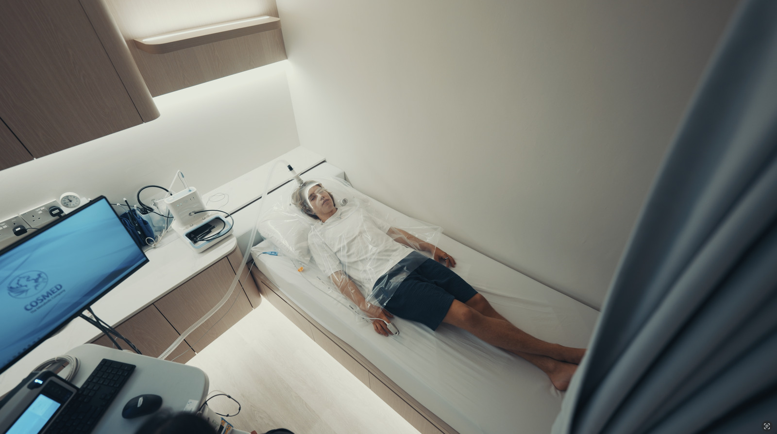 Alek during his tests at Chi Longevity
