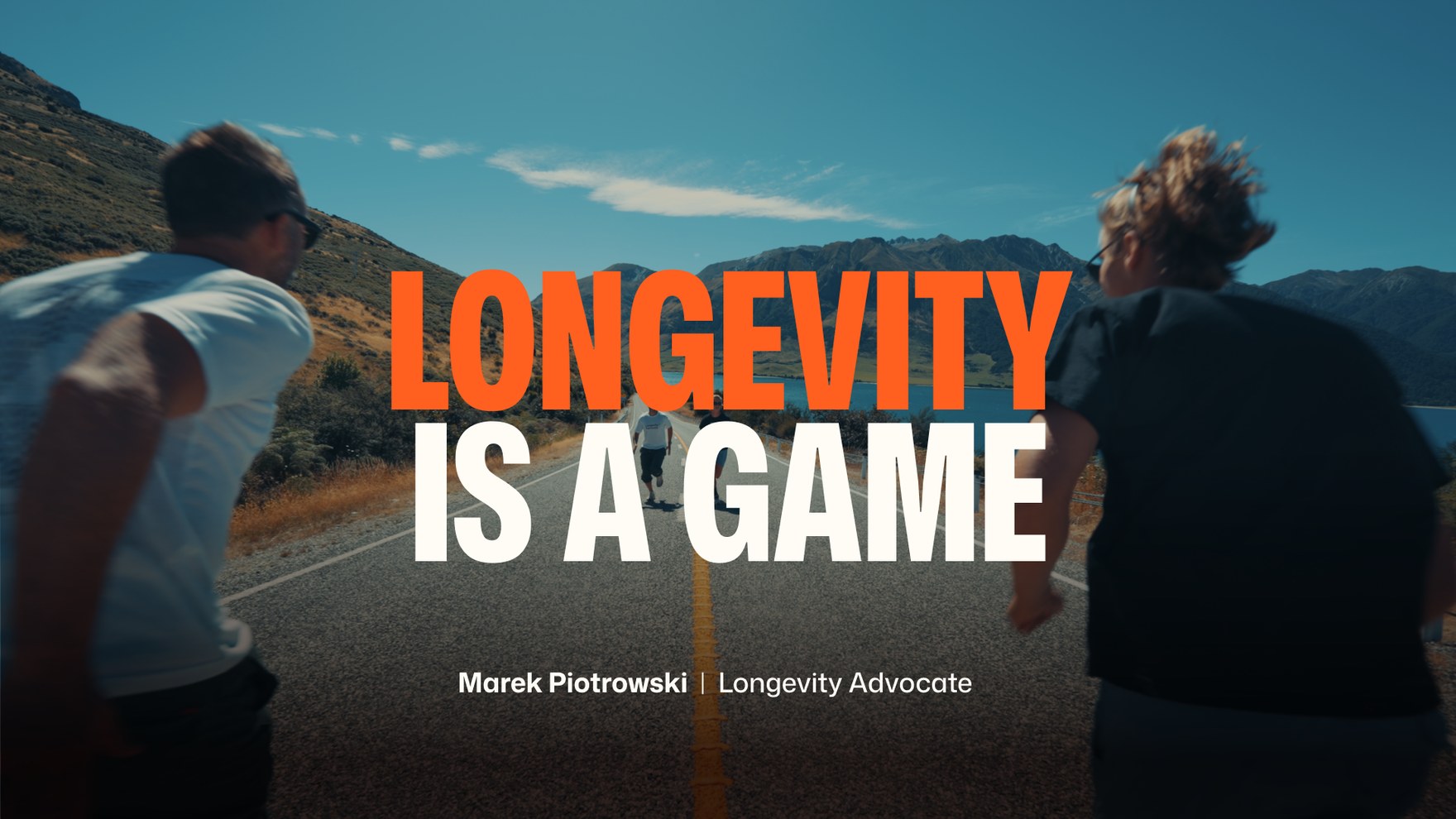 A still from the conference reel: Longevity is a game
