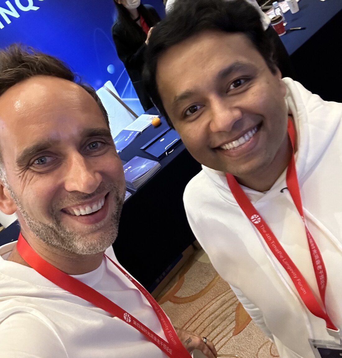 Avi Roy and Marek at the TimePie conference in Shanghai, 2023