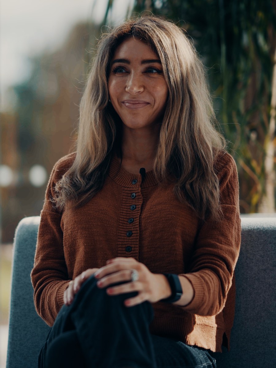 Breanna Deutsch during her Live Beyond interview in Cambridge