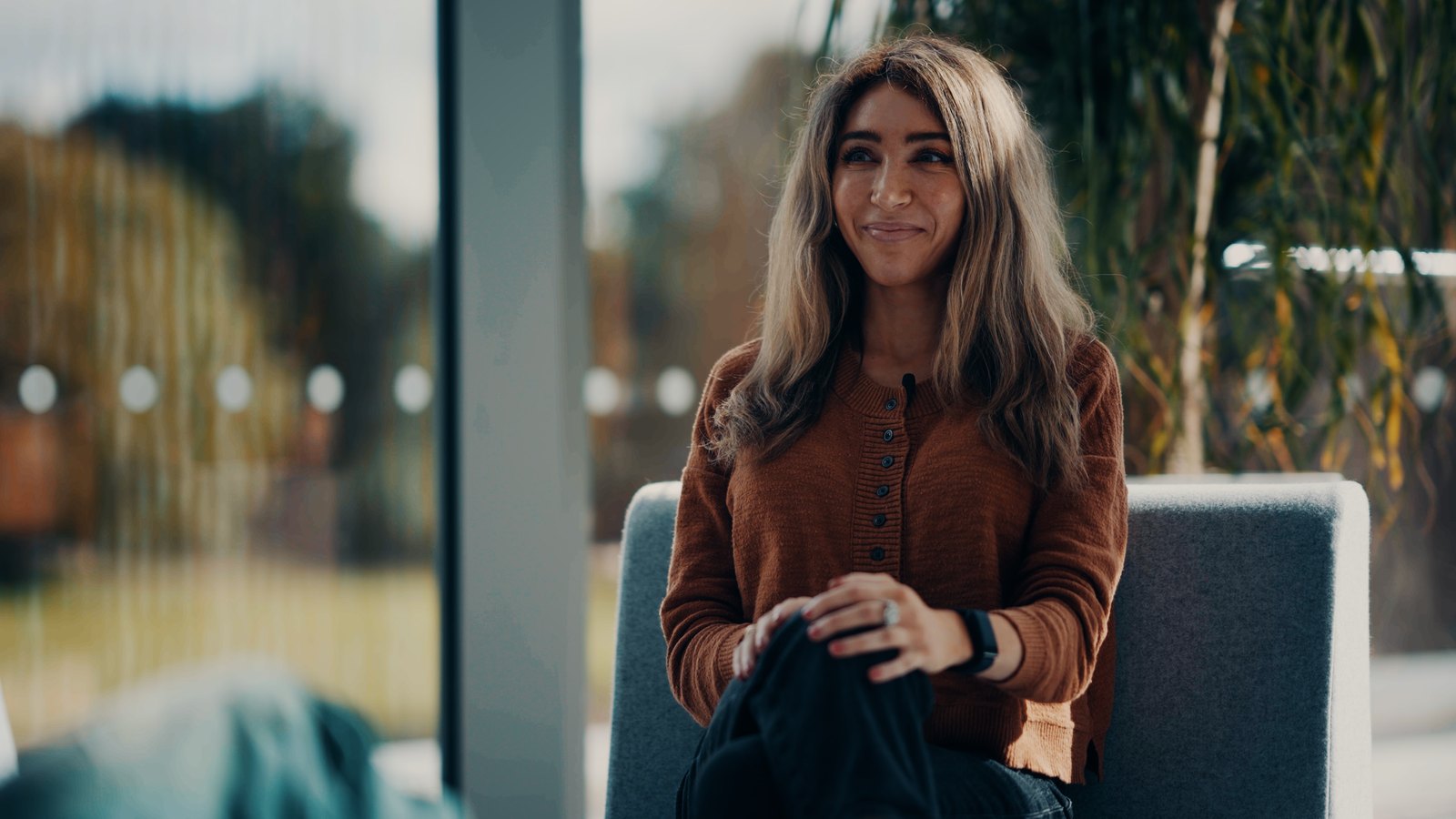 Breanna Deutsch during the interview at the Babraham Institute, Cambridge