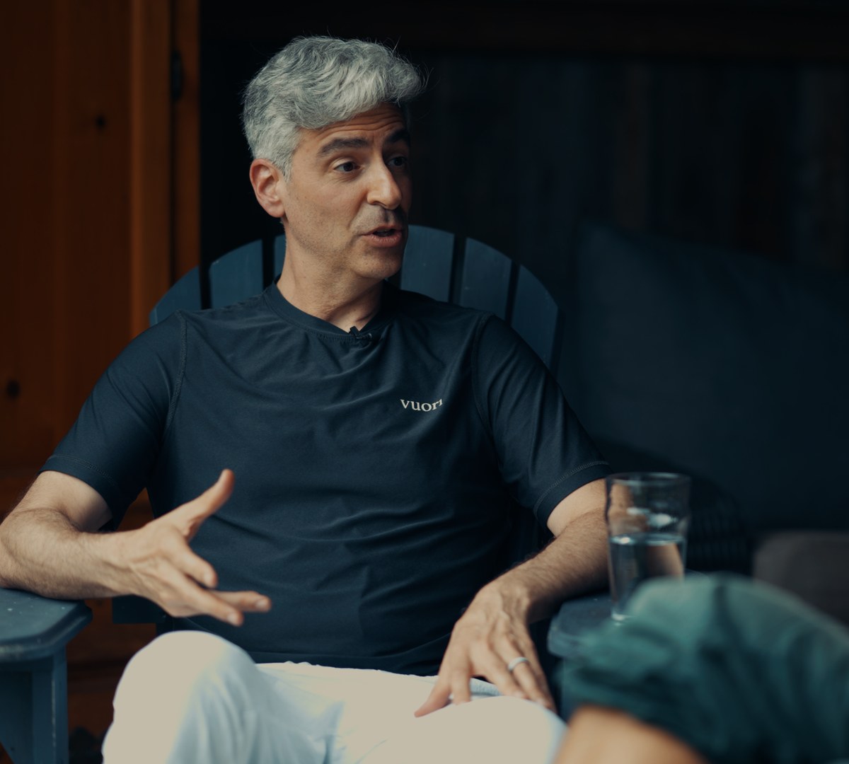 Cory Goldberg in the Canadian countryside during the Live Beyond interview
