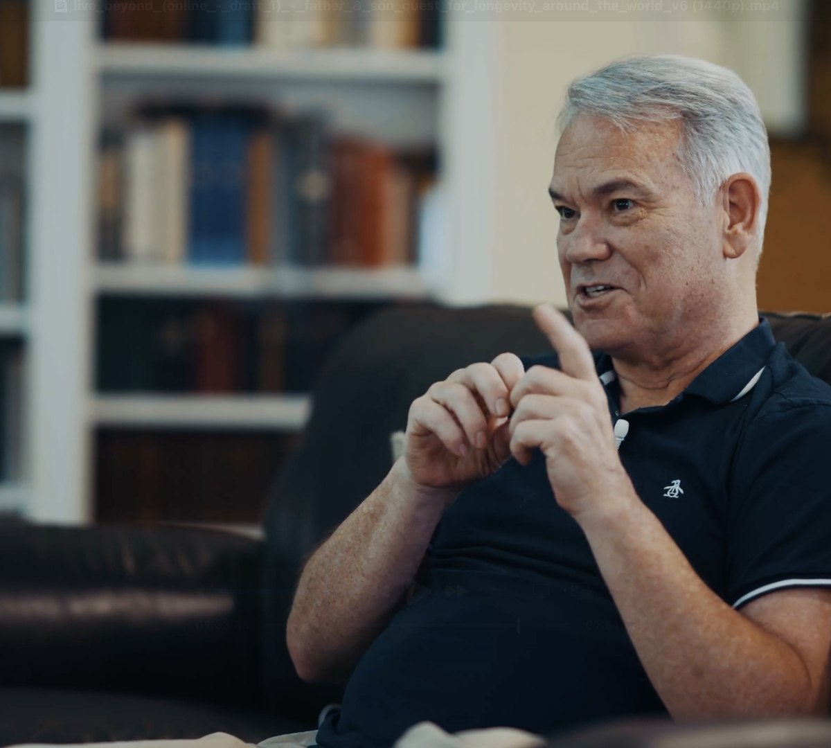 Portrait of Dave Gobel at home in Virginia during the Live Beyond interview