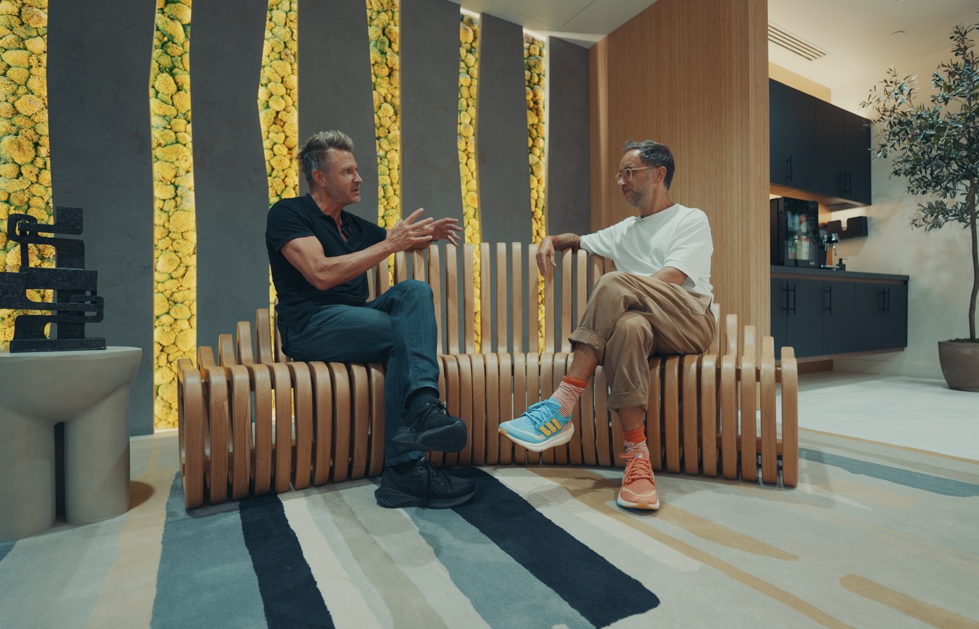 David Karow and Marek Piotrowski in conversation at Human Longevity, San Diego