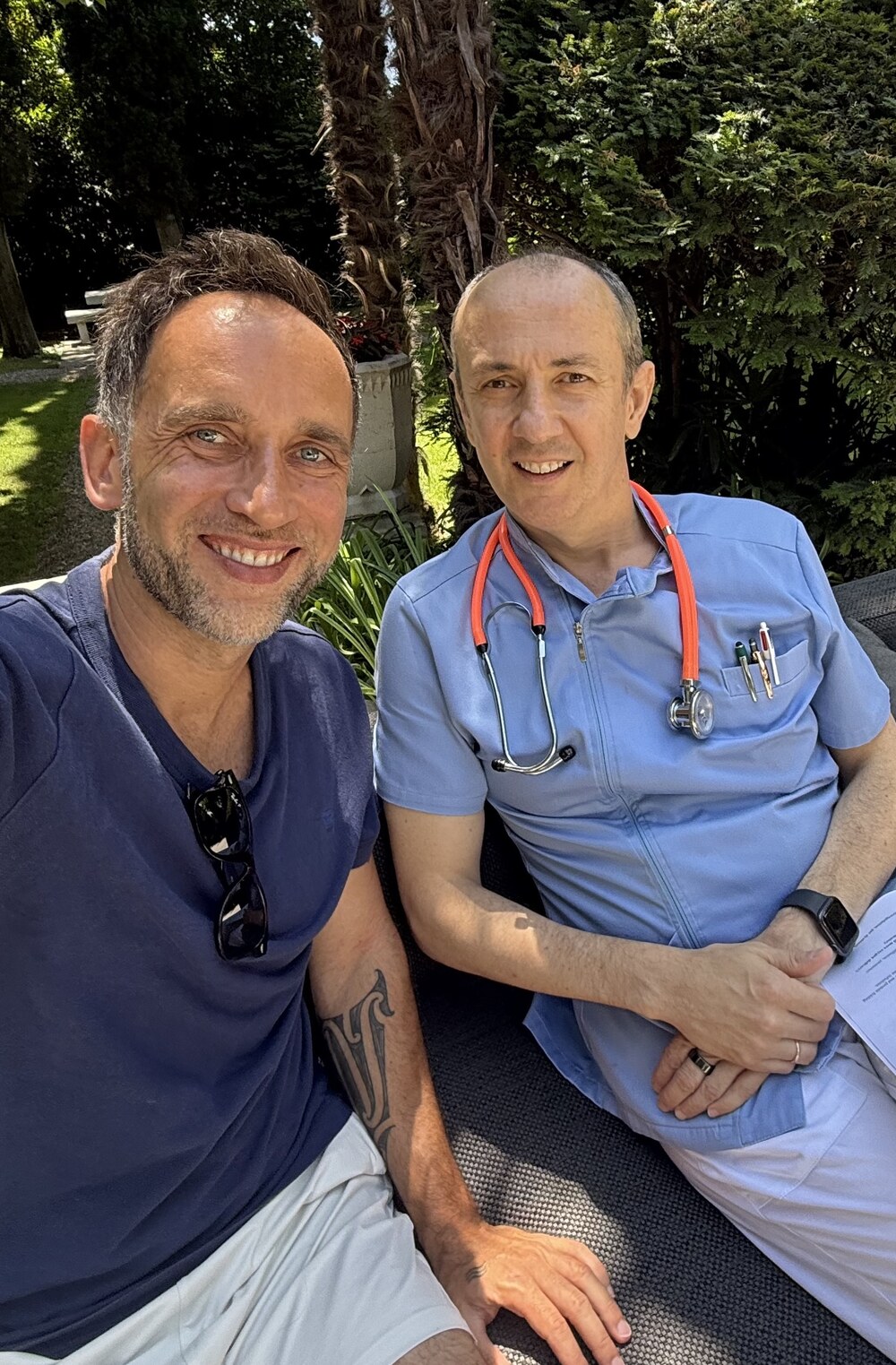 Dr Emanuele De Nobili at Villa Eden, Merano