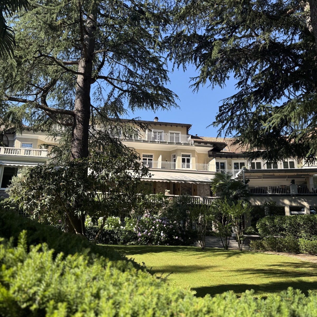 Villa Eden longevity medical centre in the hills above Merano, Italy