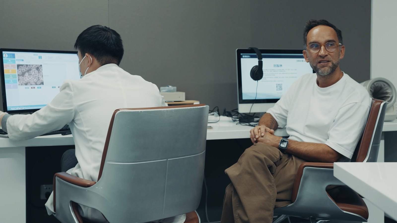 The laboratory in Shanghai during the Live Beyond visit