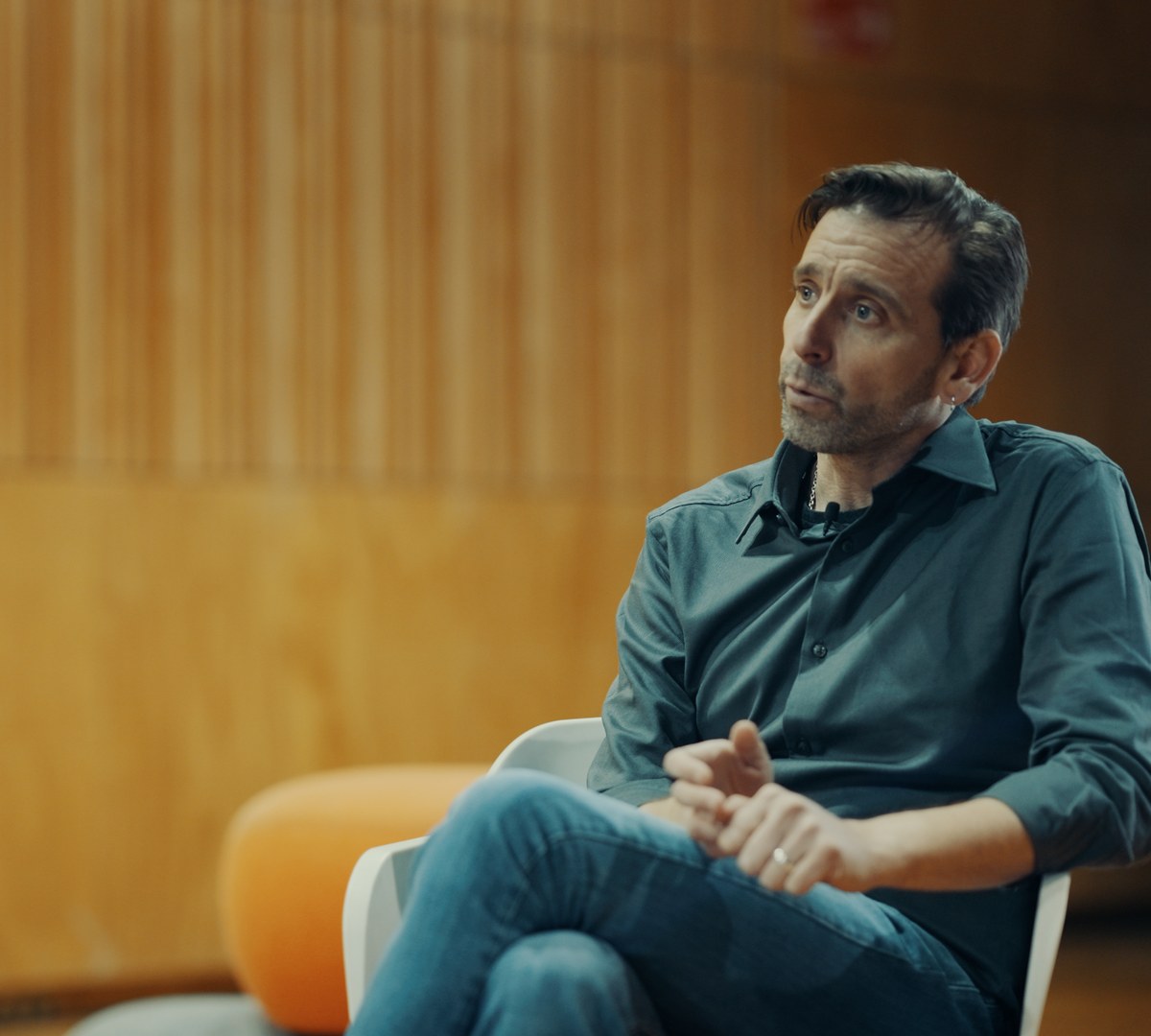 Felipe Court during the Live Beyond interview in Santiago, Chile