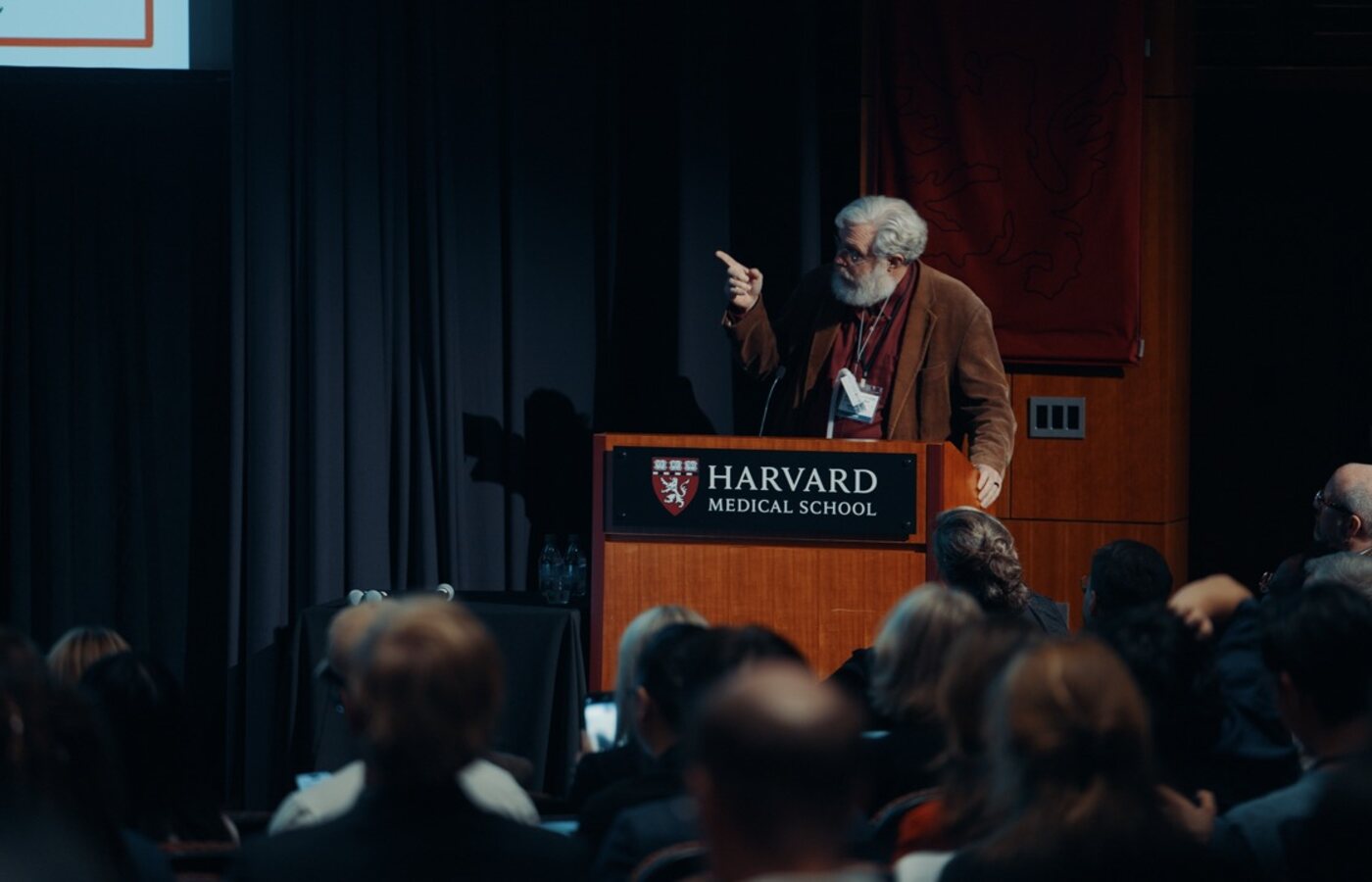 George Church on stage