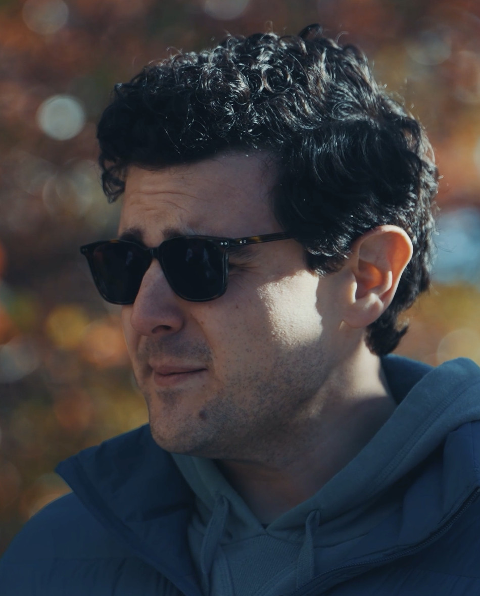 Jesse Poganik during the Live Beyond interview in Boston, November 2024