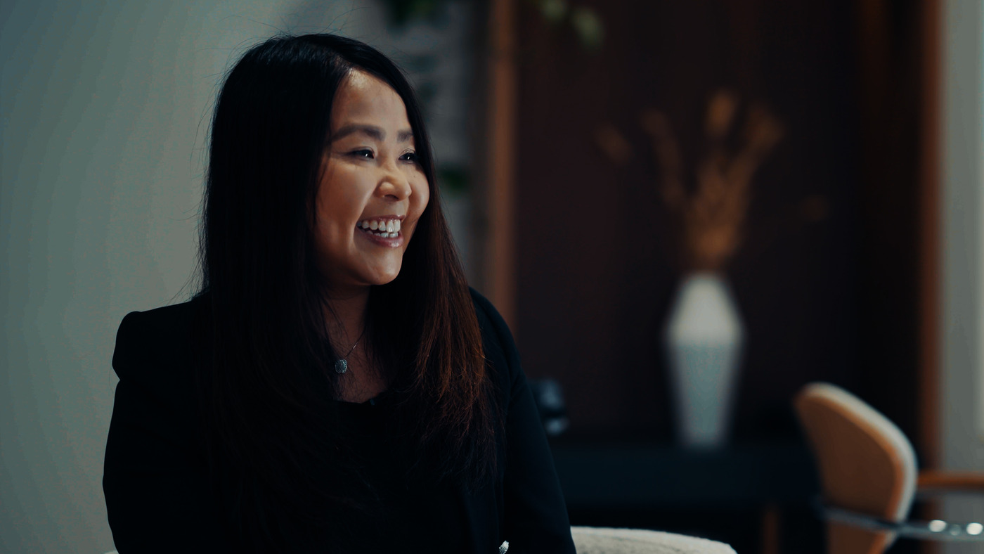 Julie Chen speaking during the Live Beyond interview