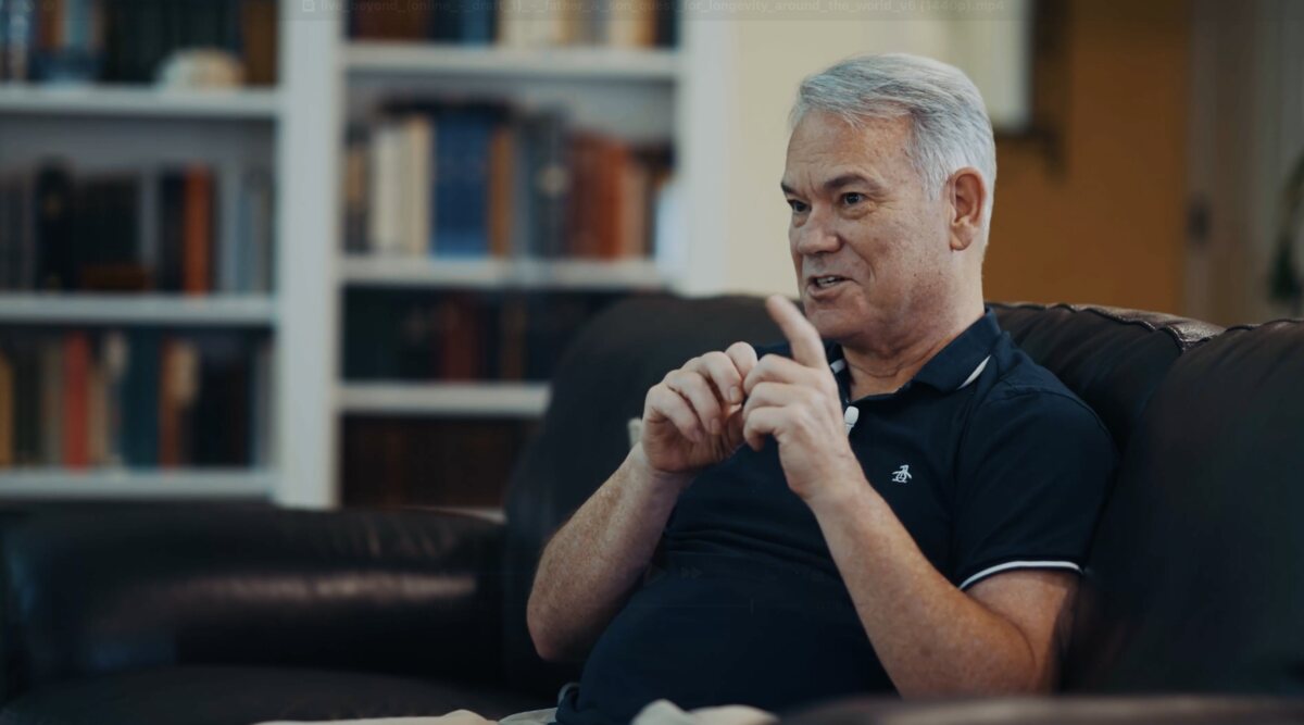 Dave Gobel during the Live Beyond interview at home in Washington