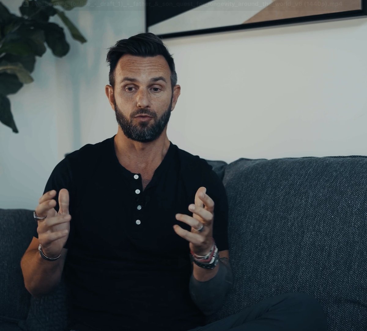 Portrait of Dr Nick Br&uuml;ss during the Live Beyond interview in Palm Springs