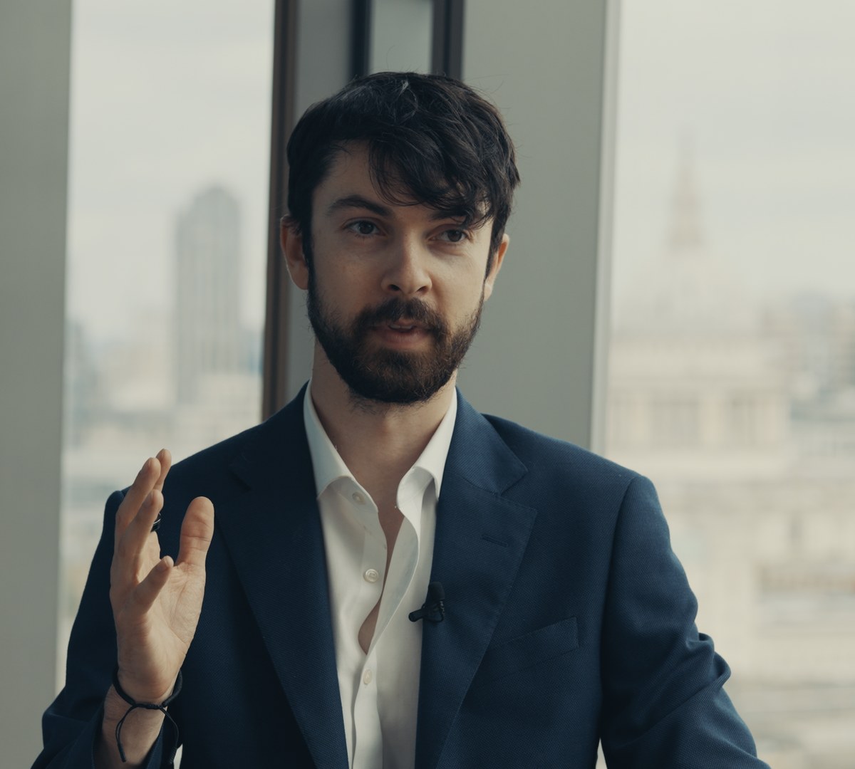 Oliver Zolman during the Live Beyond interview in London