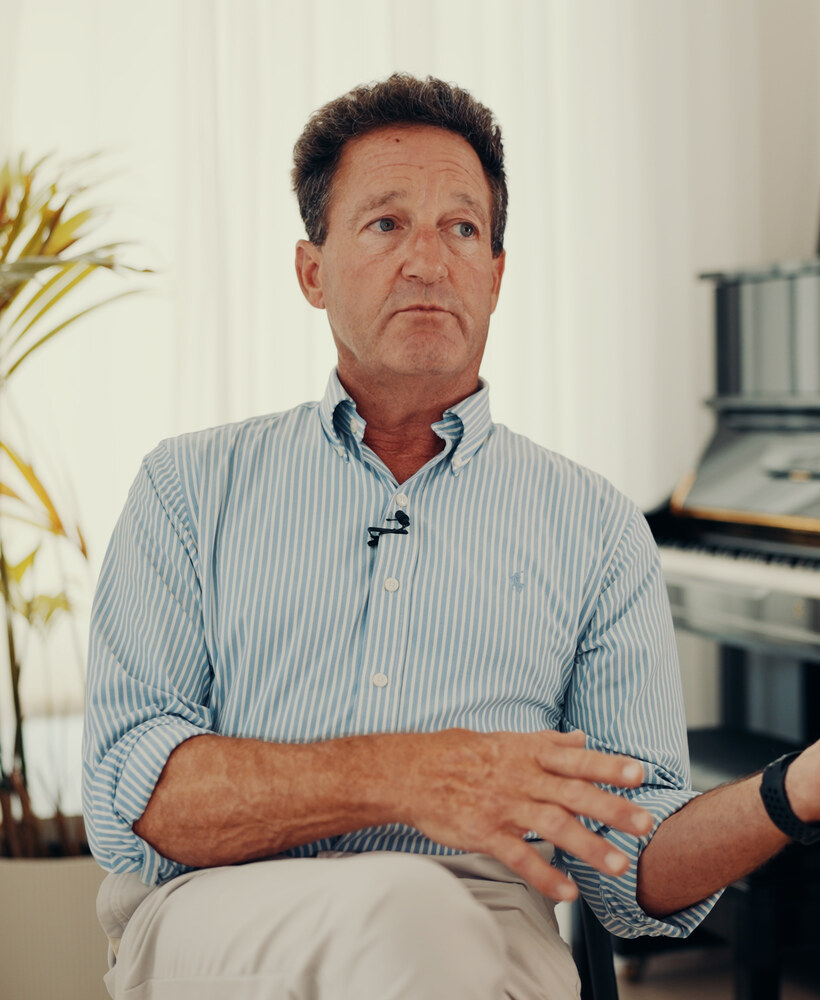 Patrick Sewell during his Live Beyond interview in London