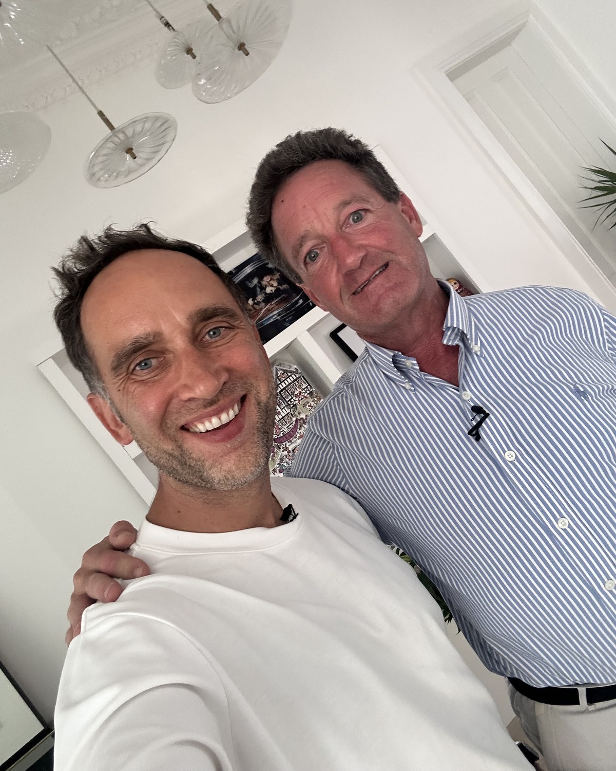 Patrick Sewell and Marek Piotrowski in London