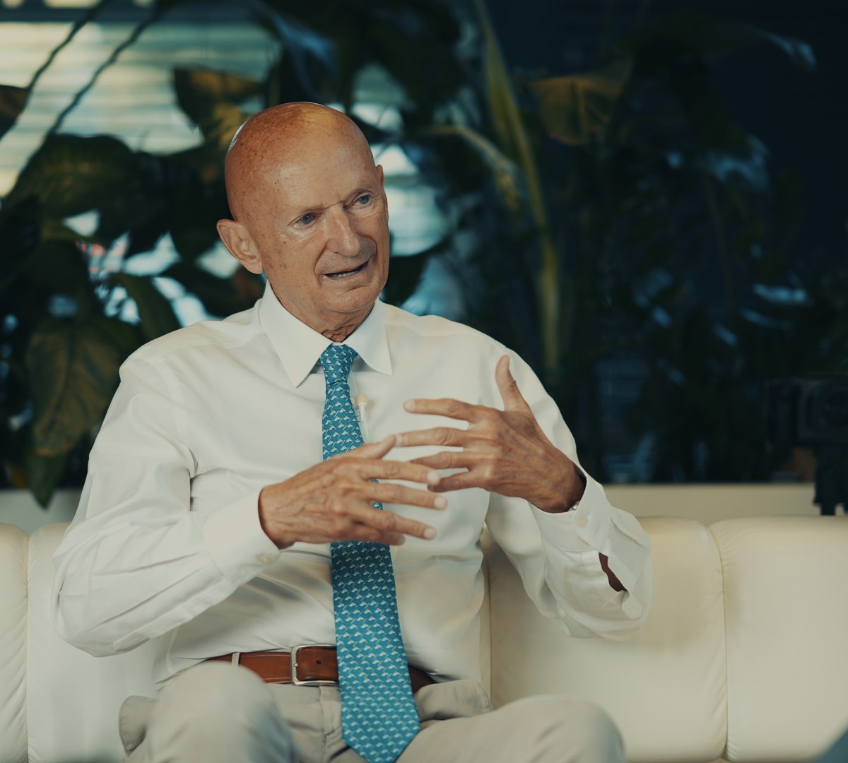 Prince Michael von Liechtenstein during the Live Beyond interview in Warsaw
