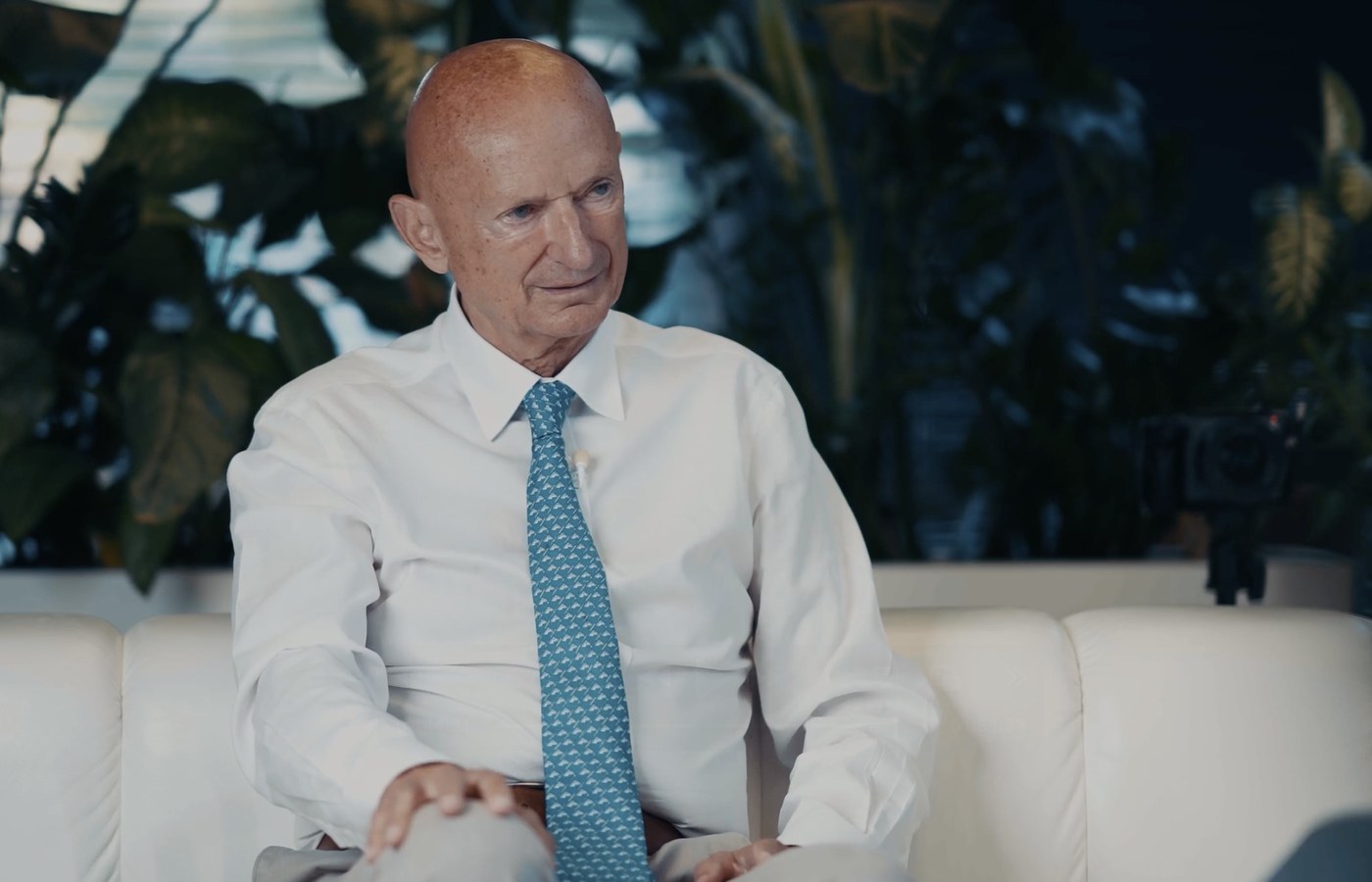 Prince Michael von Liechtenstein during the interview at the Longevity Center, Warsaw