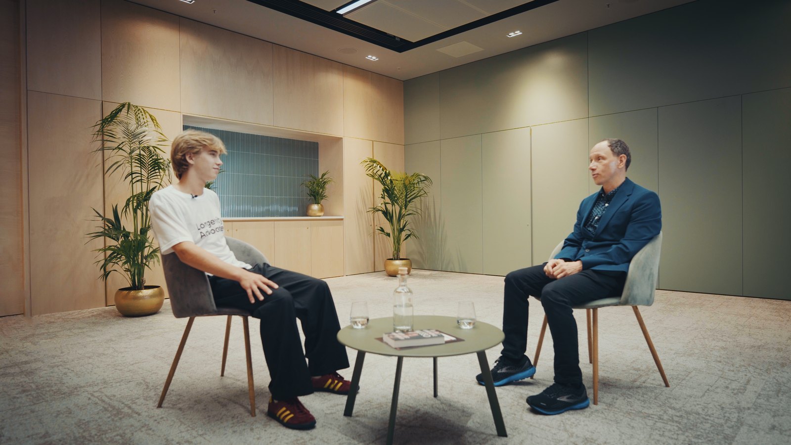 Aleksander Piotrowski interviewing Steve Horvath in Dublin