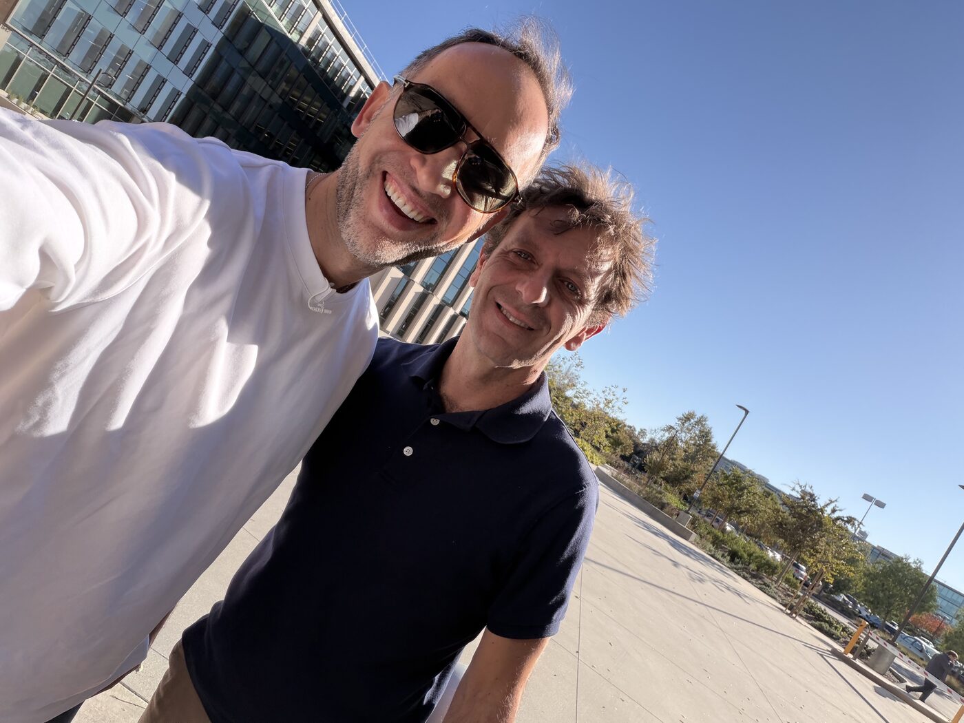 Vittorio Sebastiano and Marek at UC Irvine, California